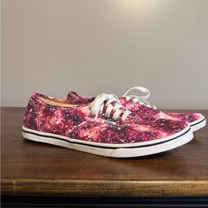Vans Women's Cosmic Cloud Pink Galaxy Sneakers 7.5